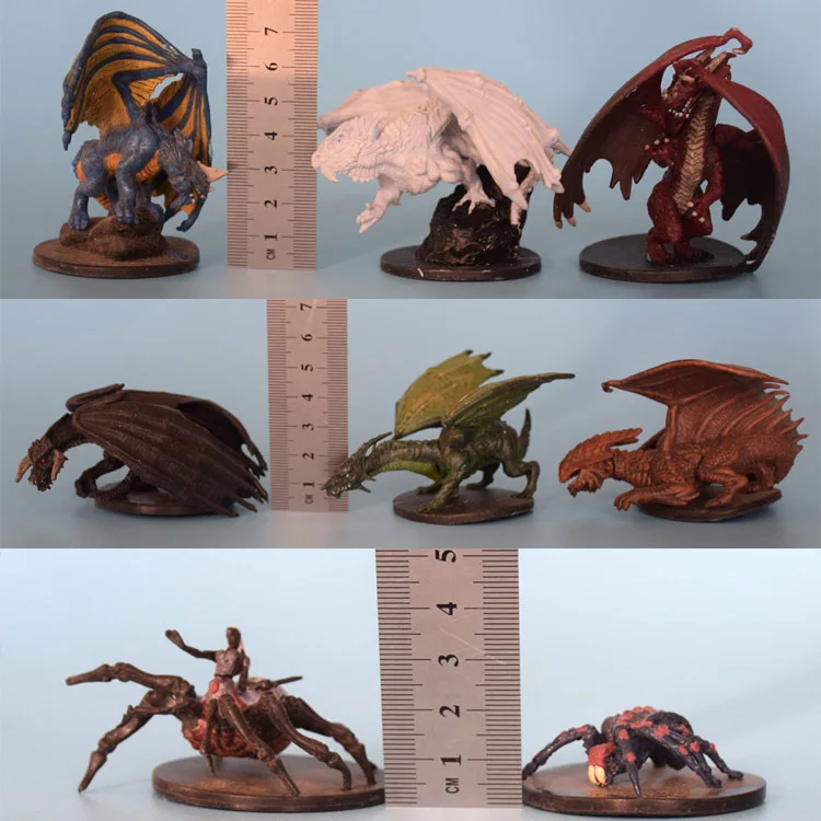 Литье под давлением масштабные модели дракон и подземелье Nda фигурка из смолы серии настольная игра модель Diy игрушки для детей