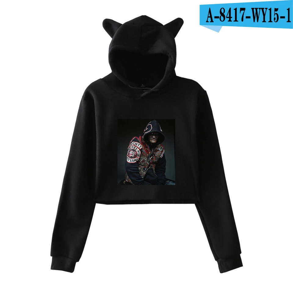 Mongrel Mob Cat Ear Hoodie Sweatshirt Sexy Girl Fashion Popular New European Style Harajuku 2018 NEW Sweatshirt oversized hoodie Hoodies & Sweatshirts