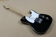 Горячая Распродажа черный теле электрическая гитара литейщик новые детали стиль на шоу высокого качества ТЛ-гитара бесплатная доставка