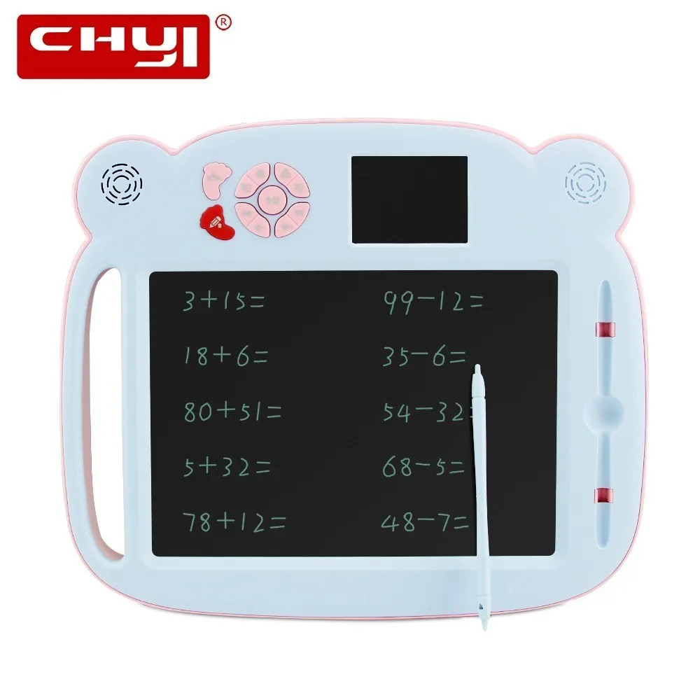 

CHYI Rechargeable LCD Drawing Tablet with TF Card Reader Slot Digital Handwriting Board Smart Draw Pads 9 inch for PC/MP3/MP4