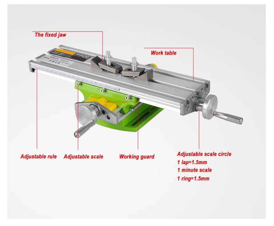 Скамья тиски 6330 сверлильный стол мини Многофункциональный Крест ...