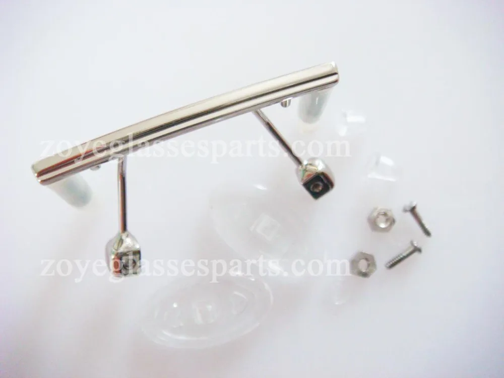 

eyewear bridge replacement for rimless frame,gold gun silver color eyeglass nose bridge,stainless steel eyewear bridges TB-886