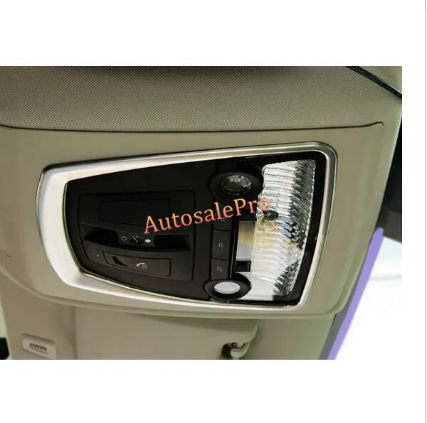 For BMW X4 2014 2015 Steel Sunroof Front Reading Light Lamp Frame Cover