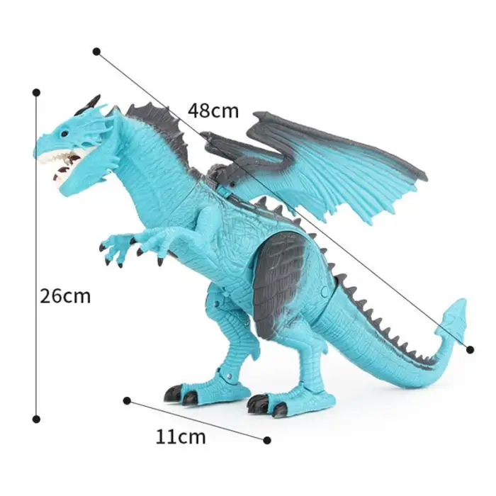 Динозавр дистанционного управления шагающий динозавр игрушка со световым звуком детские подарки игрушки M09