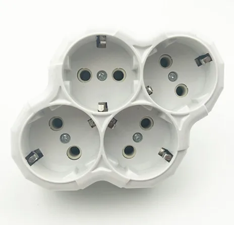 Hot 250V 16A 1 to 4 EU Plug Sockets Outlet ,AC Power Charger Wall Socket Plug Mains Strip Adapter Hot 250V 16A 1 to 4 EU Plug Sockets Outlet ,AC Power Charger Wall Socket Plug Mains Strip Adapter