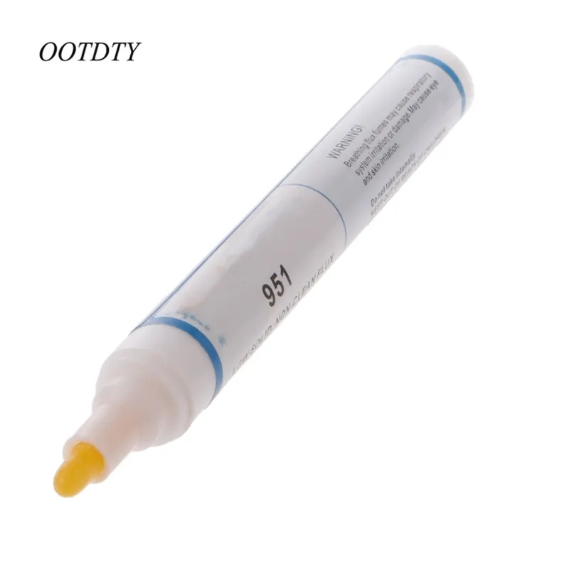 OOTDTY 951 10 мл паяльная канифоль флюсовая ручка низкопрочная нечистая для Kester паяльная солнечная панель DIY панель питания
