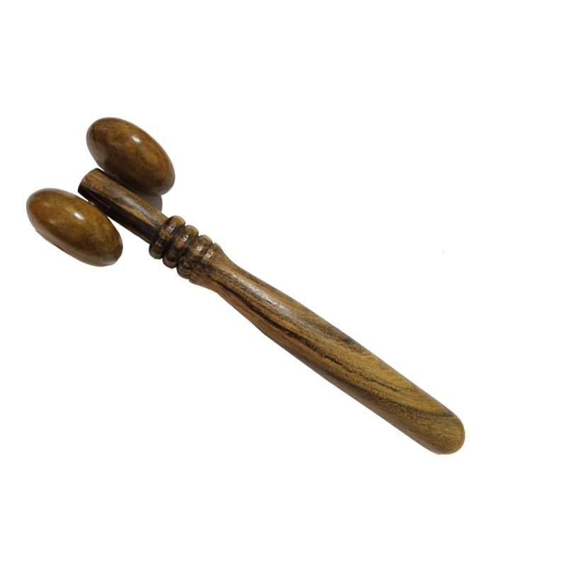 Camphor wood face massager wooden roller thin face massager wooden massage stick