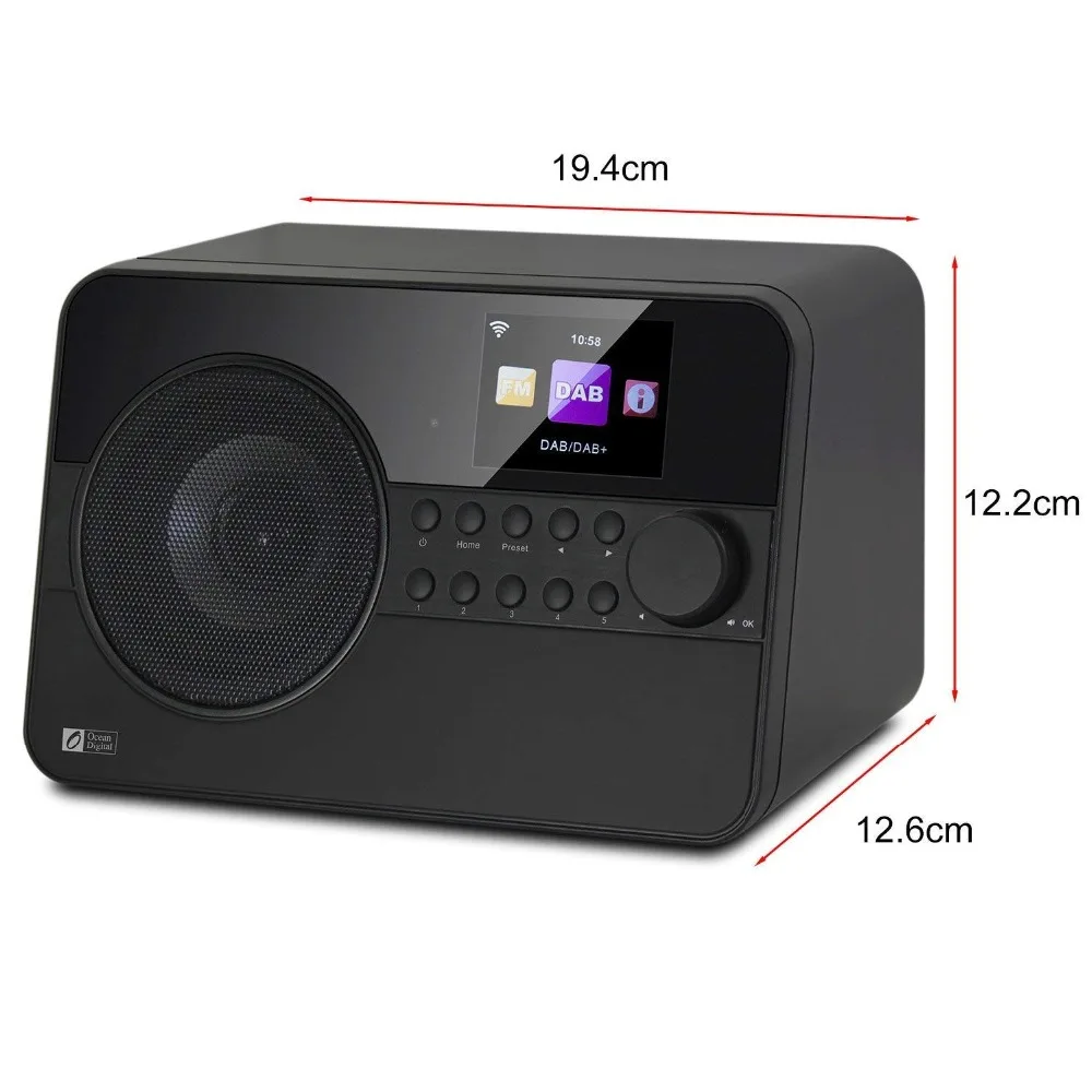 Ocean Digital WR 238CD WiFi/Bluetooth/DAB интернет радио антенна с fm приемником|Радиоприёмники| |