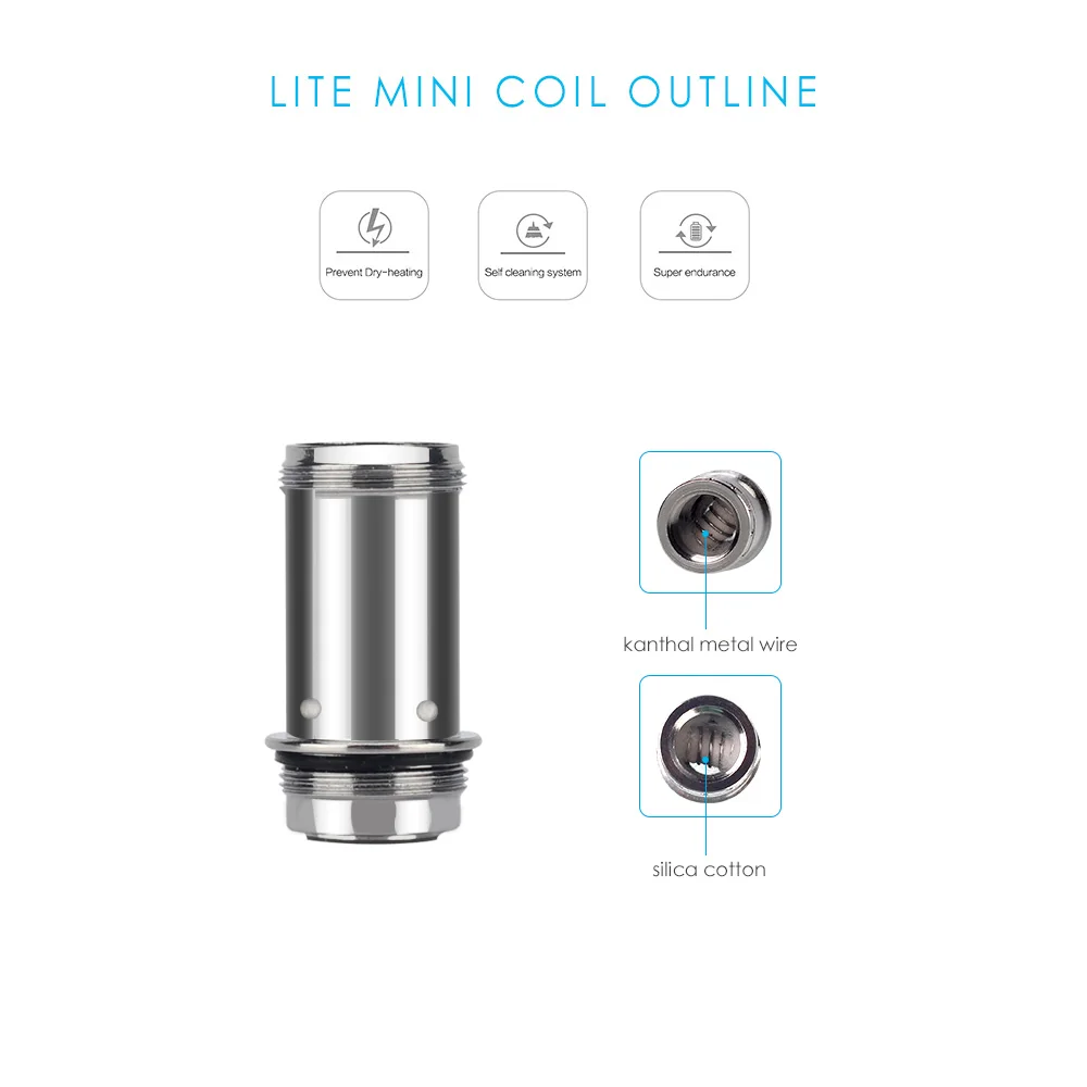 Оригинальный Jomotech Lite 35 Вт танк катушки распыления core Ecigarette с высоким качеством