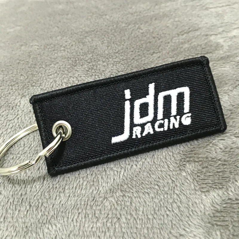 Universal Car logo KEYCHAIN TAG Tuning Key Chain Authentic JDM Keychain DOUBLE SIDED Racing Cell Holders for JDM racing fans