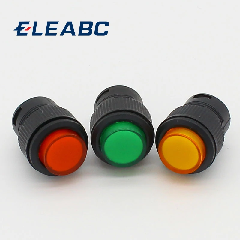 

16mm Self-locking push button switch with LED ON-OFF