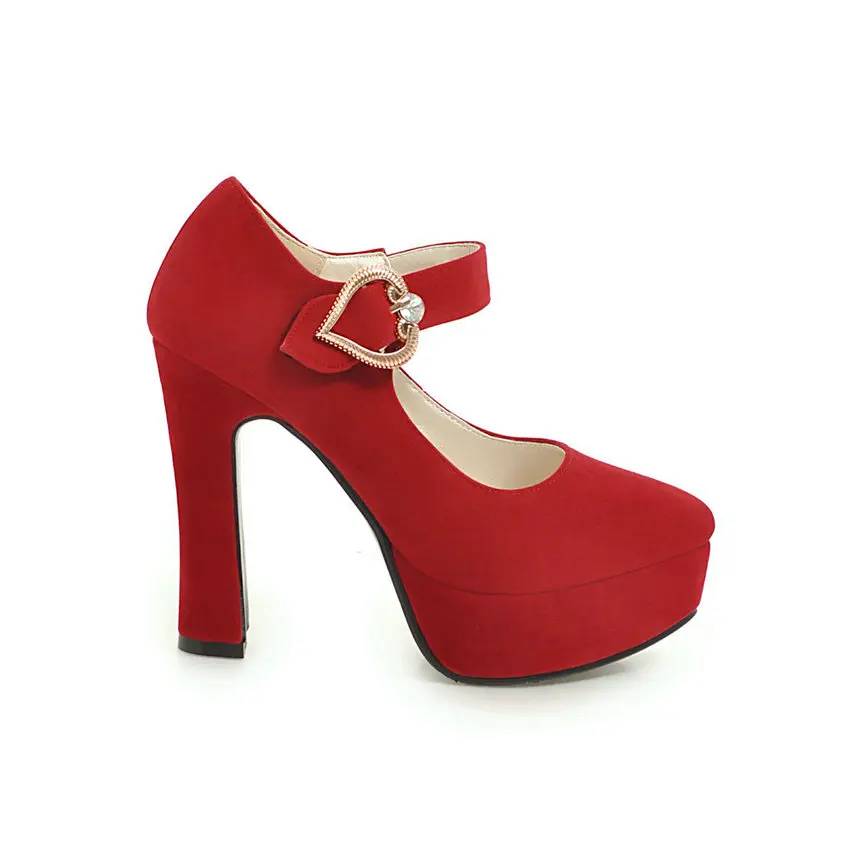 Pu 43 Bout Haute 2019 Pour 34 Talons Taille Profonds Esveva rouge noir Peu Carré Western Pompes Pointu apricot Sangle Beige Femmes Boucle Chaussures D'été Style qvRPIwt