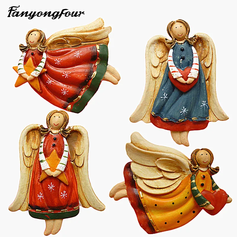 

3D Love Angel Silicone Mold Cake Mold Chocolate Gypsum Candle Soap Candy Mold Kitchen Bake Free Shipping