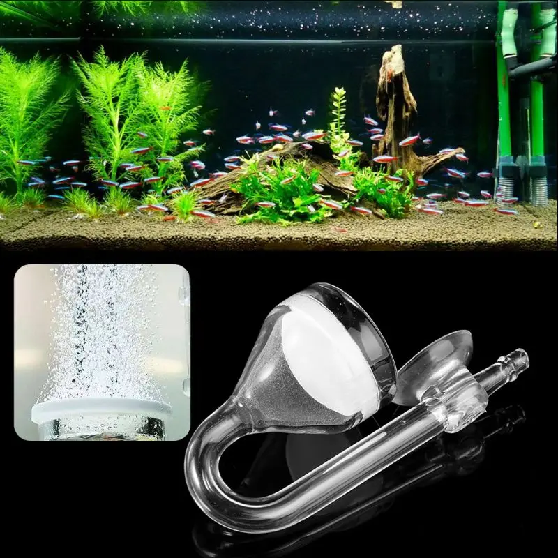 Aquarium Glass Co2 Diffuser With Bubble Counter Tank Atomizer Drop Ship JUL3