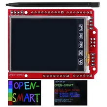 Cheap 2.4 inch TFT LCD Display module Touch Screen Shield ILI9325 IC onboard temperature sensor + Pen for Arduino UNO R3/ Mega 2560 R3
