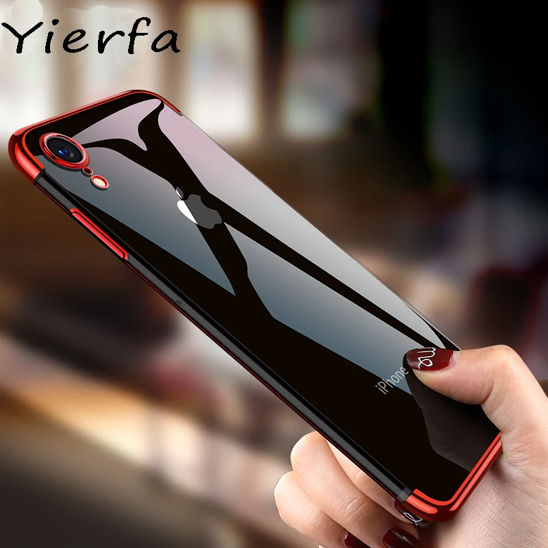 

Soft Transparent TPU Cases For iPhone XR Ultra Thin Clear Silicone Full Back Cover for iPhone X XS Max 10 Phone Cases Cover