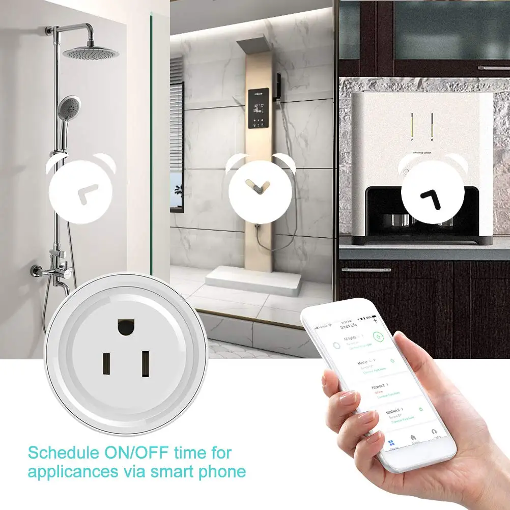 Tinfence 3 шт./упак. Smart Plug Wifi умная розетка eWeLink Smart Life App US Plug Alexa Google Home Mini IFTTT