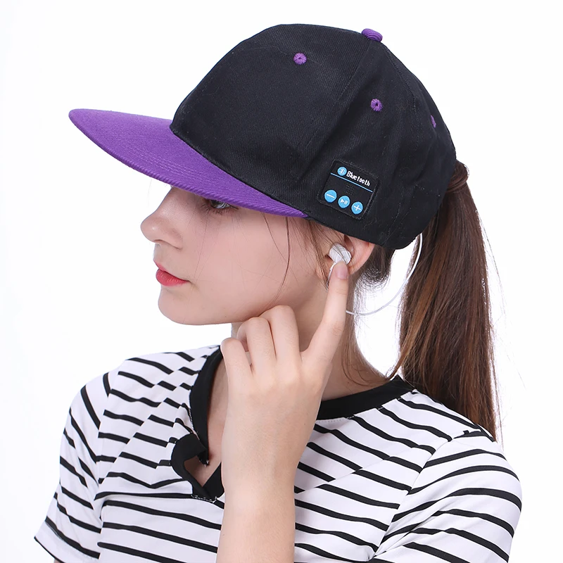 

Summer Sun Hat Wireless Bluetooth Smart Cap Sport Headset Adjustable Baseball Cap Music Earphone Headphone for Phone Call