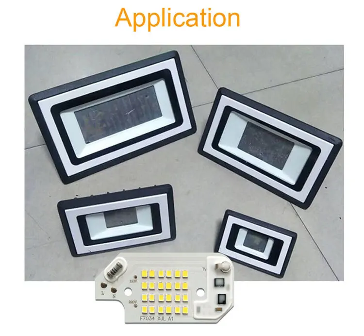 10 шт./лот Smart IC SMD чипы светодиодные лампы Вт 20 30 50 100 AC220V/110 В вход непосредственно DIY для наружного прожектора