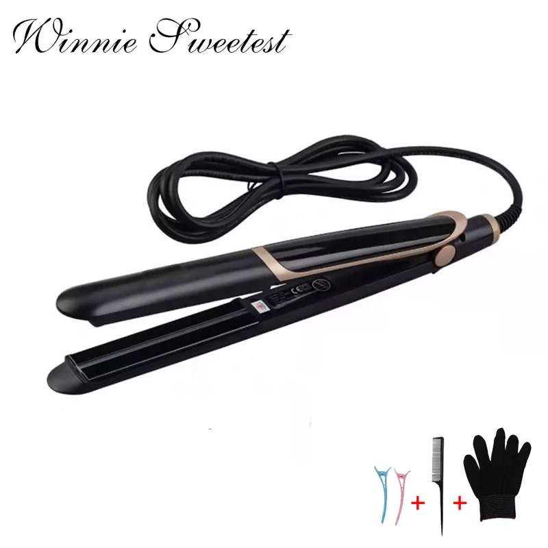 

hair straightener LED display Touch screen Infrared Heating Flat Iron Ceramic Vapor Straightening Iron Styling Tool