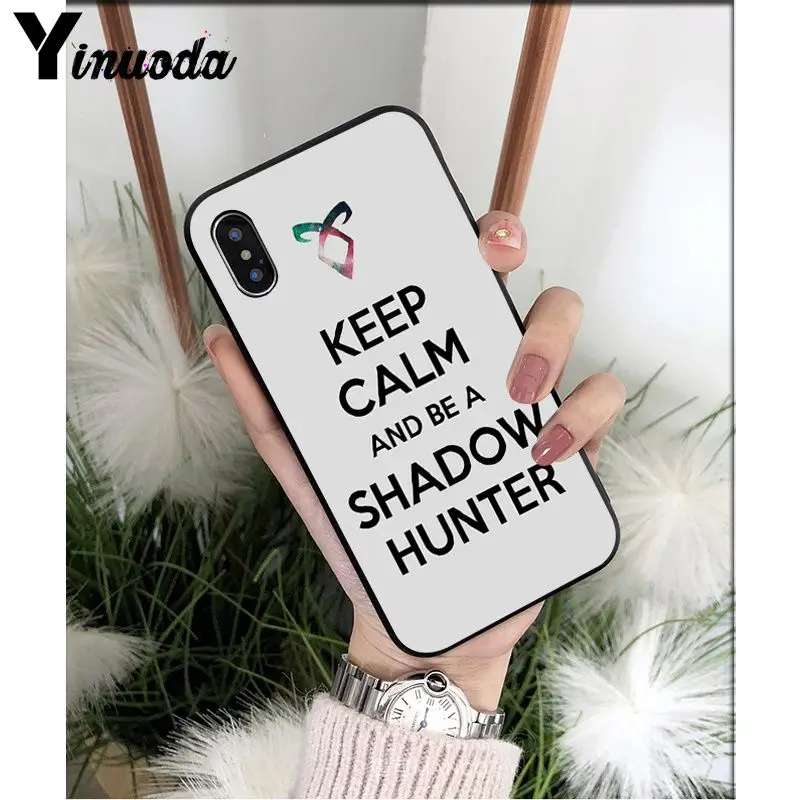 Yinuoda shadowhunter красочные милые аксессуары для телефонов Чехол для iPhone X XS MAX 6 6s 7 7plus 8 8Plus 5 5S SE XR - Цвет: A13