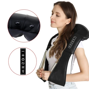 

Electric Neck Massage Pillow Relax Shiatsu Massager U Shape Shiatsu Massage Back Infrared Heated Home Relax Body Health Care