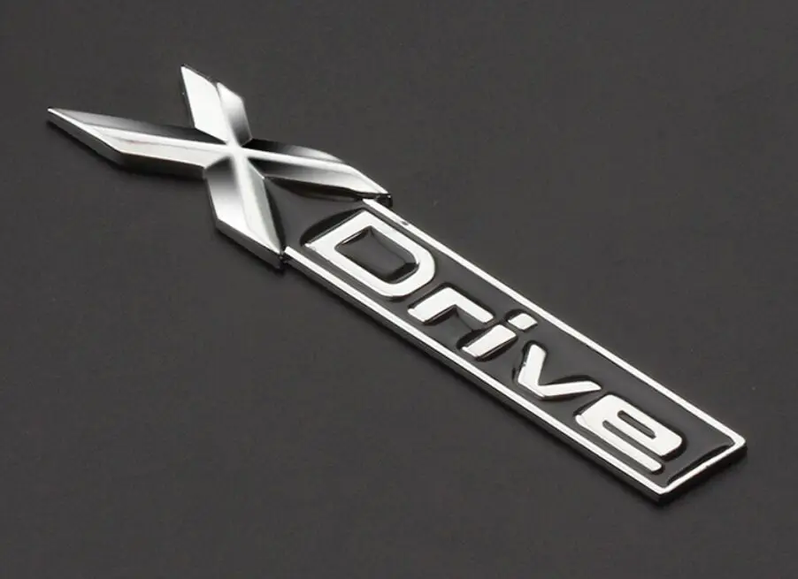 3D хромированная металлическая эмблема XDRIVE X логотип наклейка Стайлинг