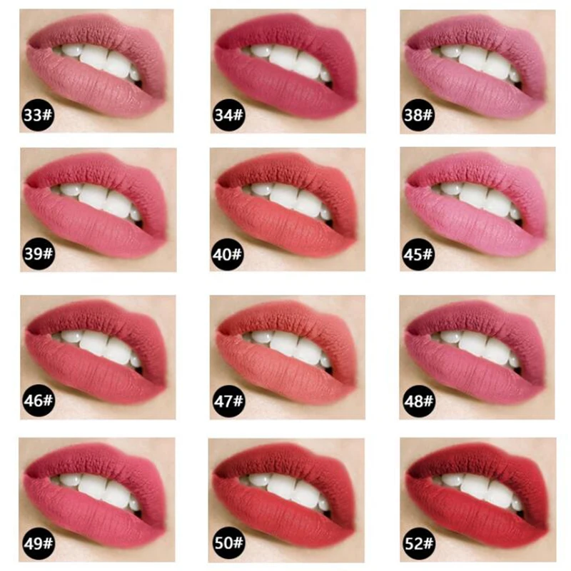 MISS ROSE 12 color stars matte lipstick color tube lipstick lasting waterproof not fade easily color lipstick lip makeup MISS ROSE 12 color stars matte lipstick color tube lipstick lasting waterproof not fade easily color lipstick lip makeup
