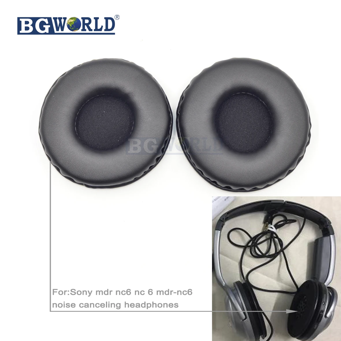 Thicker Foam Ear Pads Cushion For Aiwa HP CN6 CN5 Noise Canceling Headphone