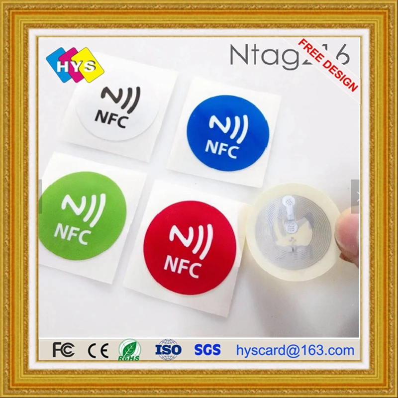 RFID метка с nfc меткой и Ntag 213/215|ntag 213|label labelpet pet |