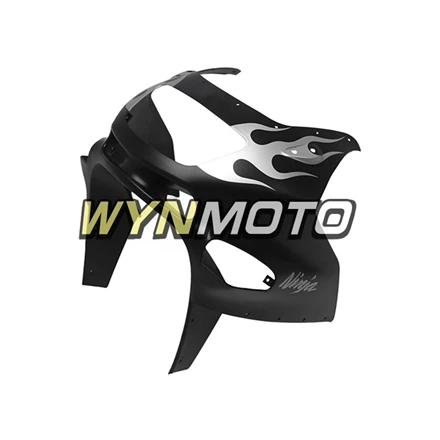Полная abs инъекций Обтекатели для Kawasaki zzr-400 ZZR400 1993-2007 мотоцикл обтекатель Наборы капоты черный, серебристый цвет пламени