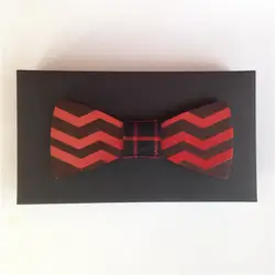 Вина галстук-бабочка галстук для мальчиков новый оригинальный дизайн дерево бабочкой бабочка бантом мужской галстук деревянный