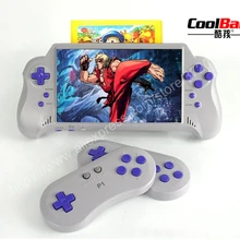 Портативные игровые плееры, 7 дюймов, встроенные 121 классические игры, 3800 мАч, поддержка игровой карты, 2 беспроводных контроллера для игровой консоли