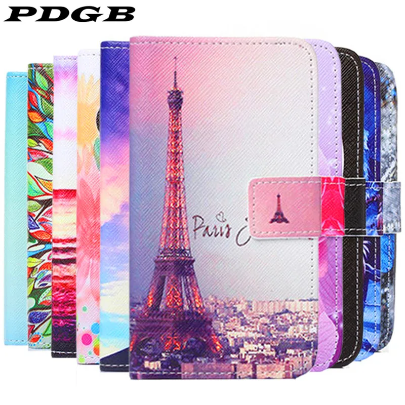 

PDGB Painting Wallet Leather Case For Huawei Honor 8X (View 10 Lite) Colour Rose Flower Tower Pattern Book Flip Case Soft Cover