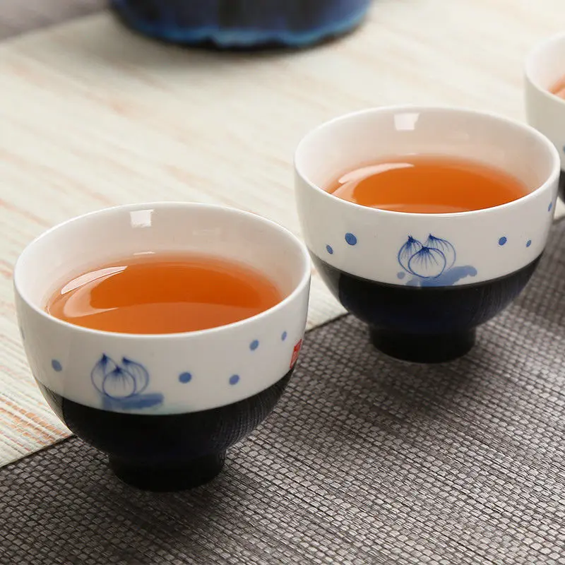 Китайский чай чашки кунг-фу супница керамический гайвань YuQuan чайный набор ручная роспись Крышка Чаша S - Цвет: Style J-2