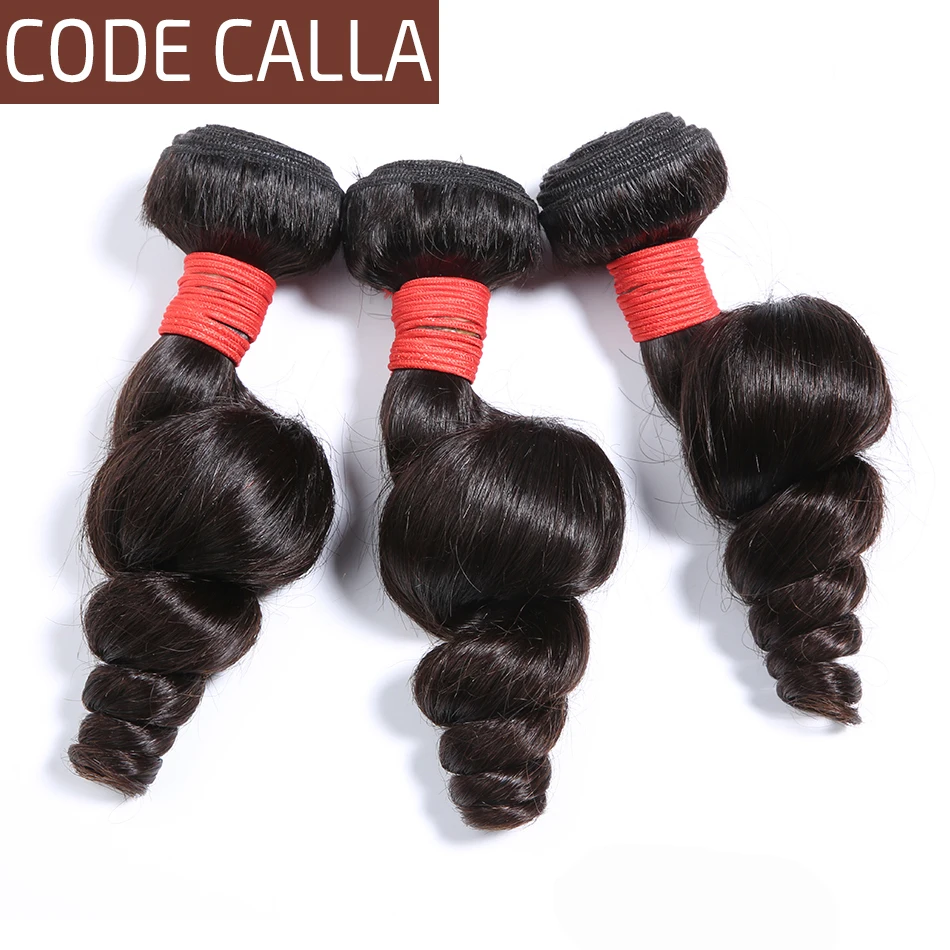 

Code Calla Loose Wave Peruvian Human Hair Bundles 100g Unprocessed Pre-colored Raw Virgin Human Hair Weave Extensions For Woman