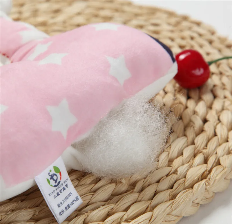2017 Brand New Baby Stereotypes Pillow China Cotton Baby Head Shape Pillow Small Elephant Cartoon Defensive Baby Pillow Free3