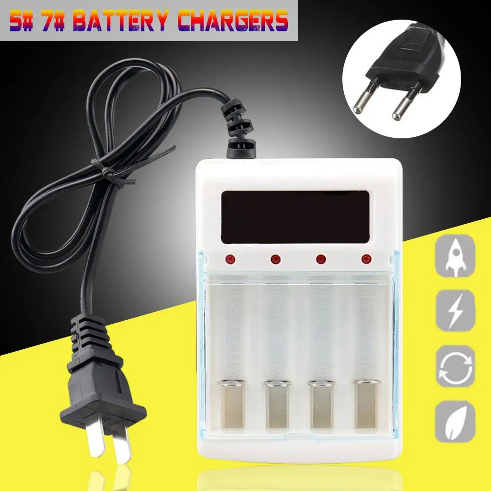 

4-slot Charger AA/AAA Nickel-cadmium Four-slot Rechargeable Battery Charging Stand Home Supplies