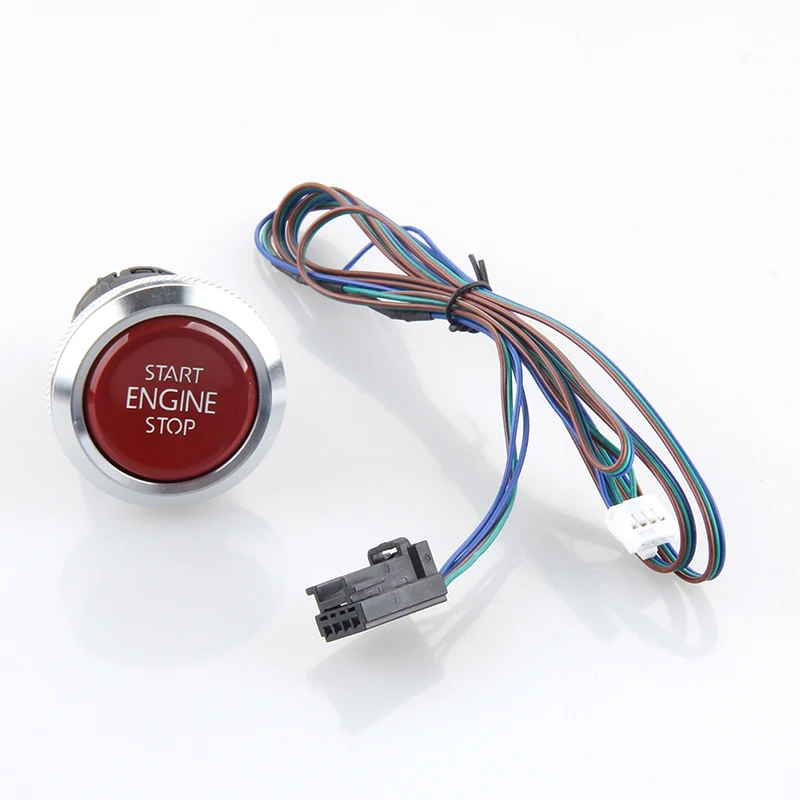 

EASYGUARD Replacement push start stop button for ec002 series P4 style, red