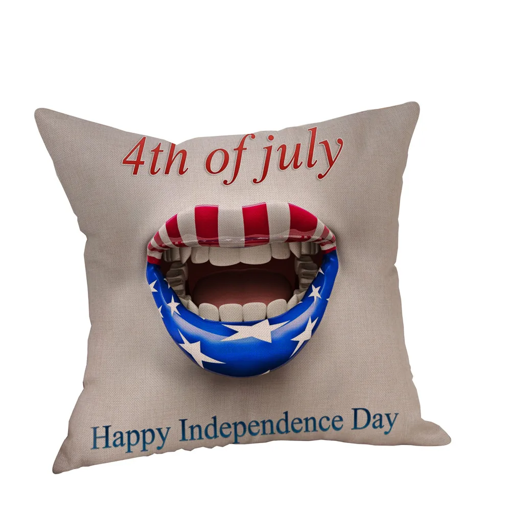 

Vintage American Flag Pillow Cases 45*45cm Linen Sofa Cushion Cover Home Decor Super soft pillowcase vr46