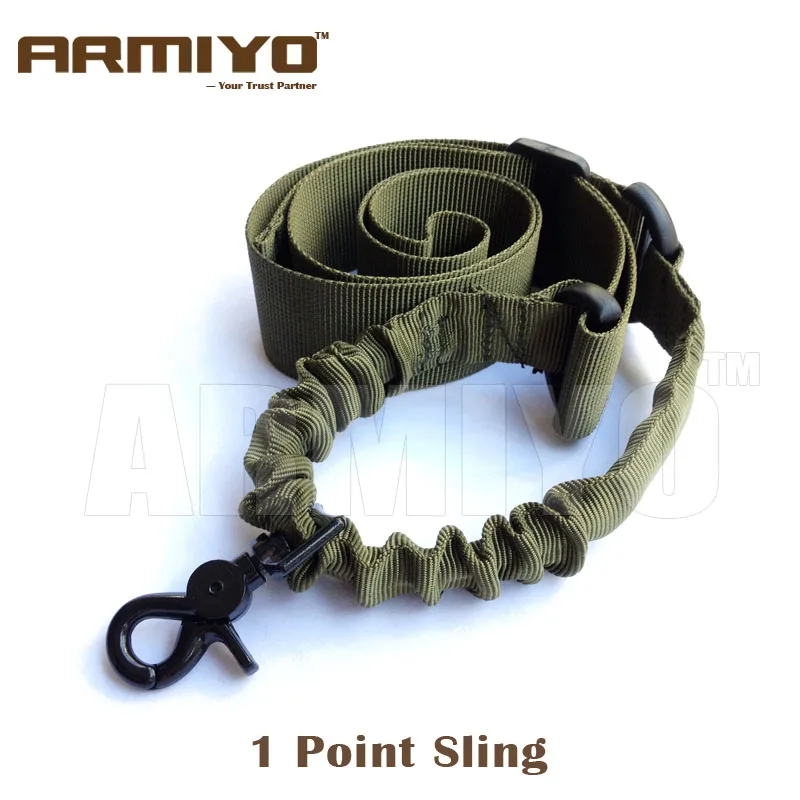 Тактический armiyo 1 точечный оружейный ремень наплечный Эластичный банджи