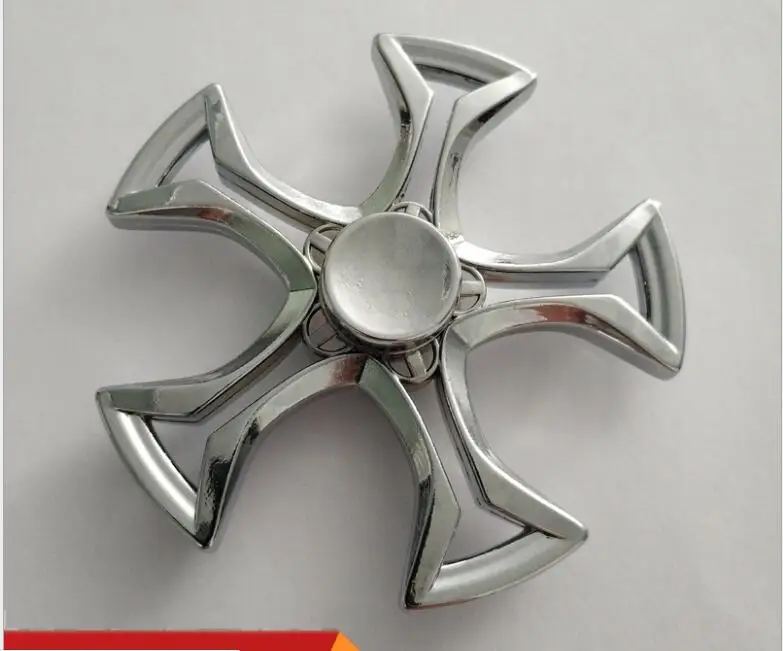 

Fidget spinner metal Rotating metal explosion zinc alloy plating fingertip gyro metal finger gyro decomp ression spiral toy