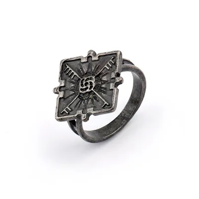 Gothic Punk Men Anello In Metallo Retro Dishoned 2 Emily Pentagram Animal Male Ring Anel Anillo Hombre Bague Homm Anniversary R132