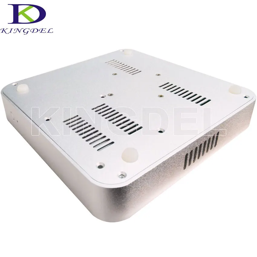  Cheap Win7 Mini PC Intel Celeron 1007U 1037U HTPC Metal Case Micro Computer 6*USB2.0 HDMI VGA Fanle