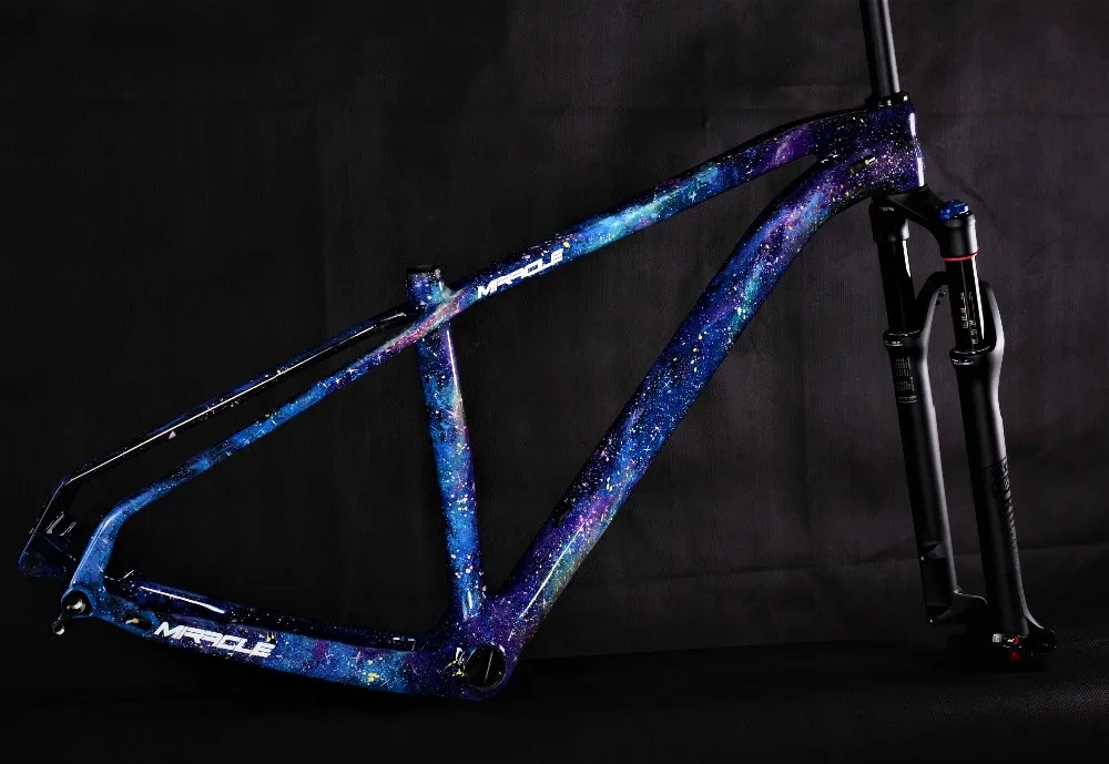 Boost велосипед 29er горный велосипед Bicicletas 148x12 мм Мост 29er mtb карбоновая рама чудо-велосипеды с звездной росписью