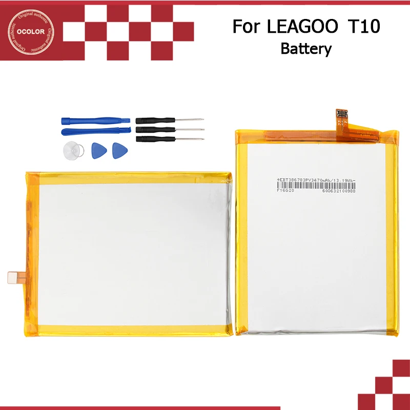 Ocolor для leagoo T10 Батарея 3500 мАч Замена резервного копирования смартфон Интимные