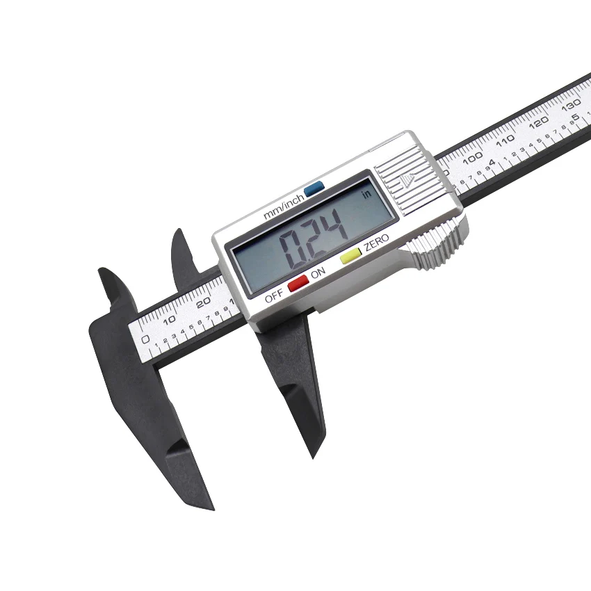 0-150mm Large LCD Screen Digital Calipers PA66 High Strength Plastic Calipers Factory Direct Supply Free Shipping