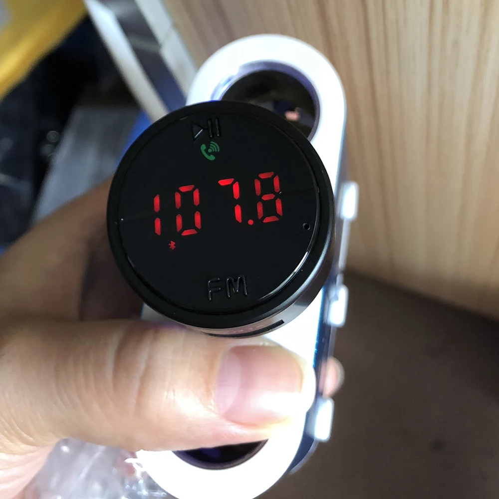 JINSERTA 2018 FM передатчик Bluetooth модулятор Hands free автомобильный комплект MP3 плеер с USB