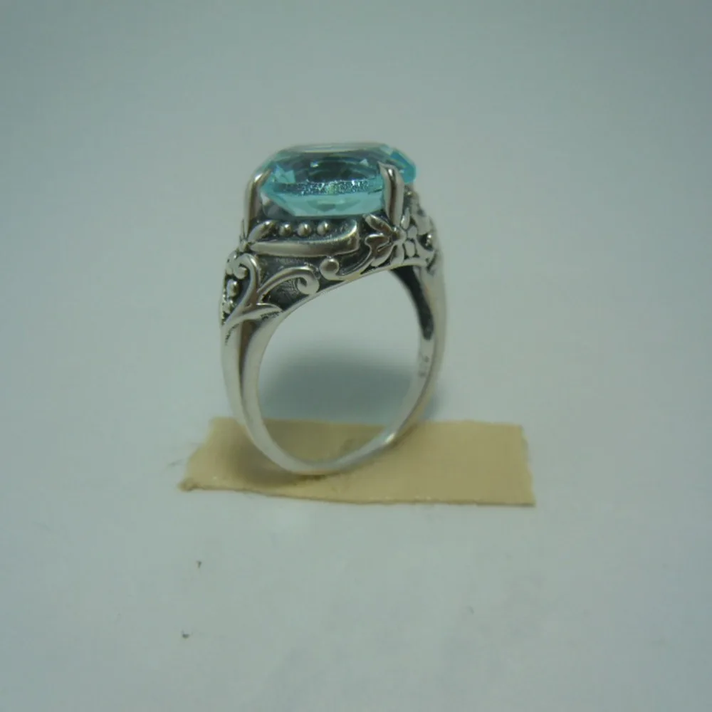 

Free shipping DIY customizable Chinese style classic palace restoring ancient ways ring Roman ancient silver ring