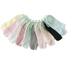 5 пар, женские носки, повседневные, милые, хлопковые, дышащие, яркие цвета, модные, короткие носки, женские носки, короткие Тапочки